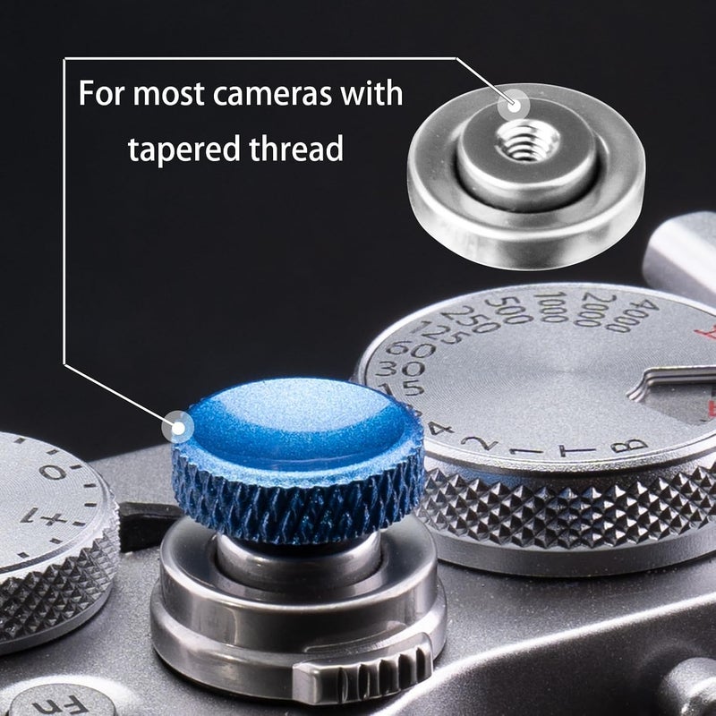 VKO Camera Shutter Button,Soft Shutter Release Button Black(3 Pack) - Image 2
